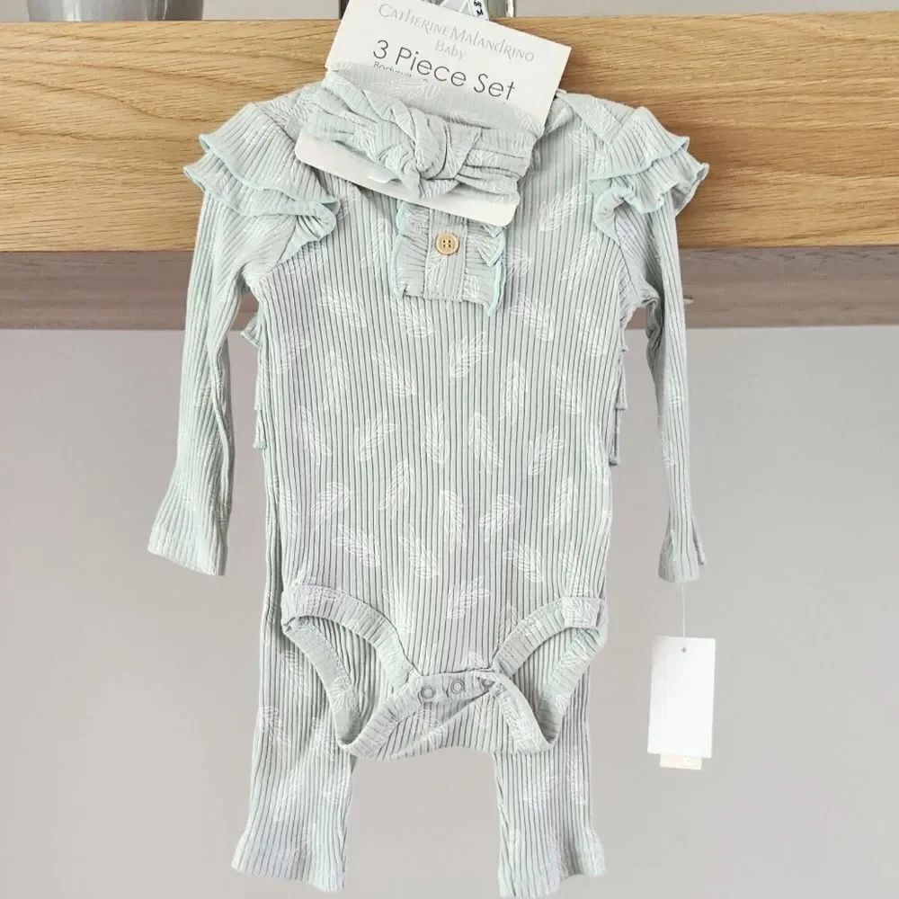 Catherine Malandrino 3 Piece Baby Set